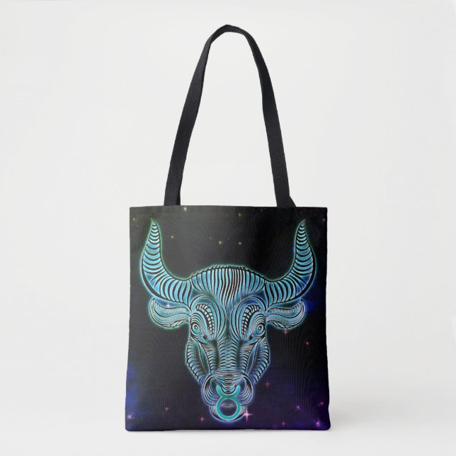 Taurus der Bulle zodiac Totbeutel Tasche (Vorderseite)