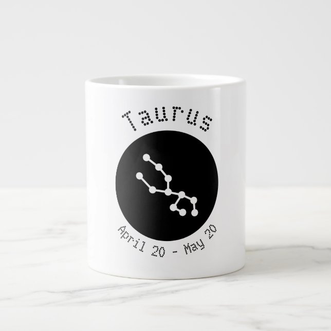 Taurus Dot Line Jumbo Tasse (Vorderseite)