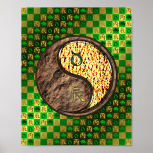 Taurus & Feuerdrache Poster