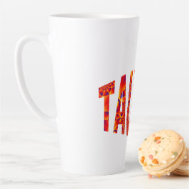 Taurus - Firey Orange Yellow Blue Milchtasse