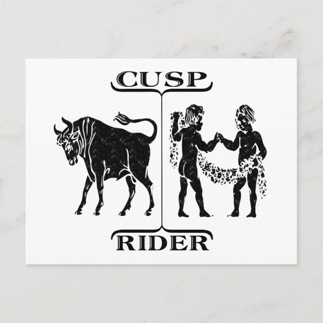 Taurus/Gemini Postkarte (Vorderseite)