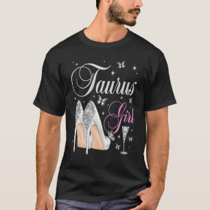 Taurus Girl April Mai Geburtstagsparty Zodiac High T-Shirt