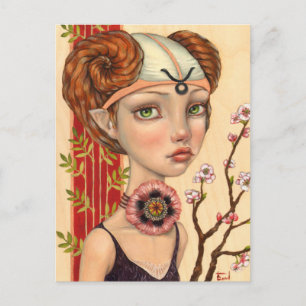Taurus Girl Postkarte