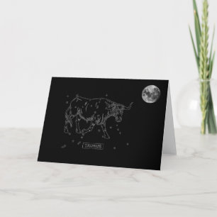 Taurus Greting Card Feiertagskarte