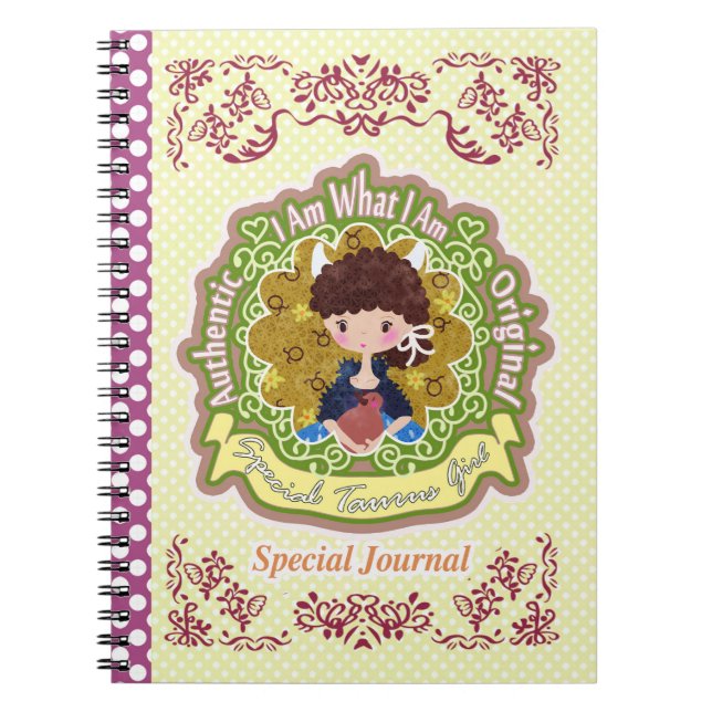 Taurus Horoscope Notizblock (Vorderseite)