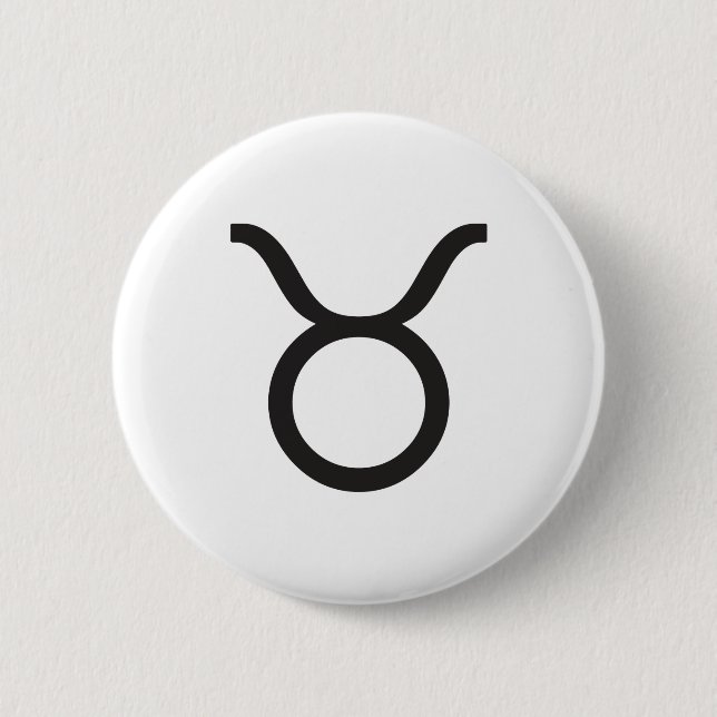 TAURUS, HOROSCOPE-SYMBOL BUTTON (Vorderseite)
