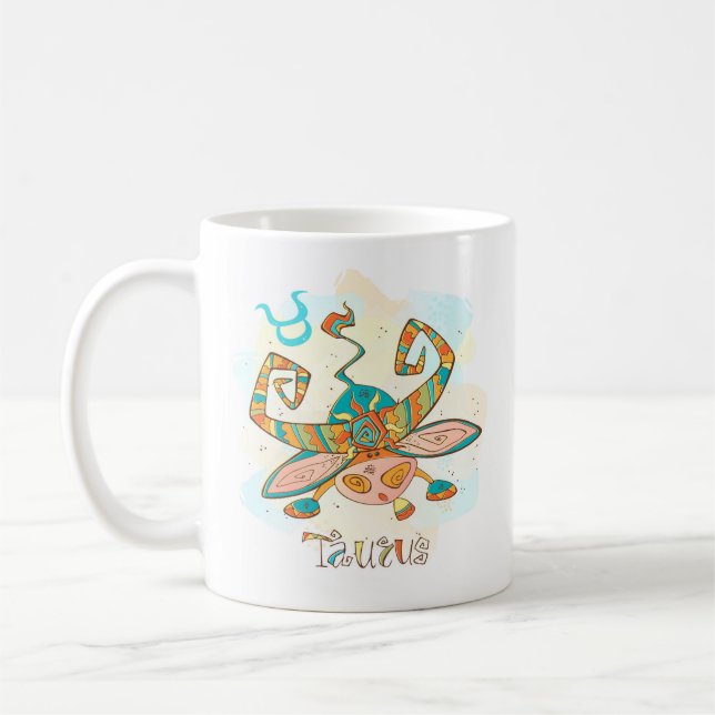 Taurus Horoscope Zodiac 20. April - 20. Mai 20 Geb Kaffeetasse (Links)