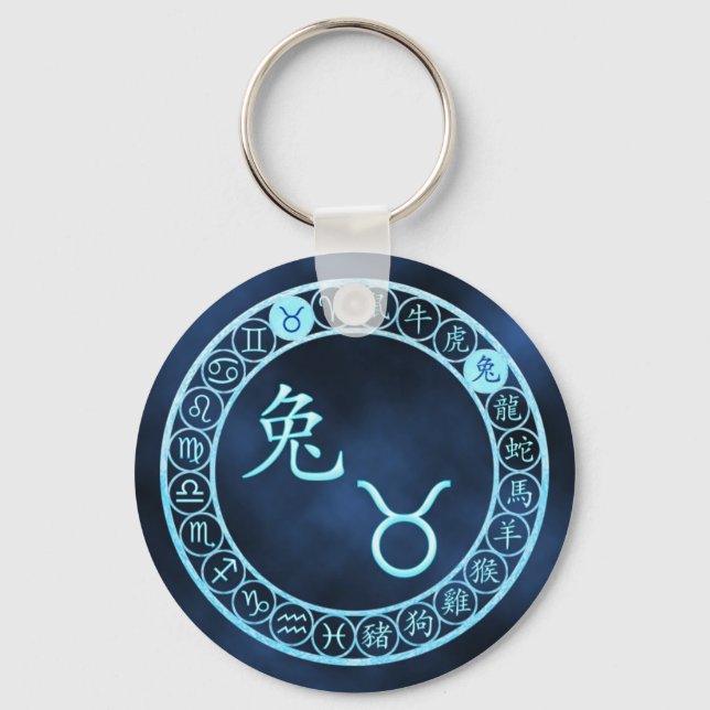 Taurus/Kaninchen Schlüsselanhänger (Vorderseite)