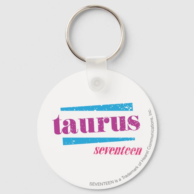Taurus Lila Schlüsselanhänger (Vorderseite)
