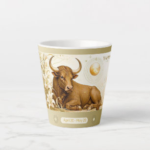 Taurus Lily Art Nouveau Kleine Latte-Tasse Milchtasse