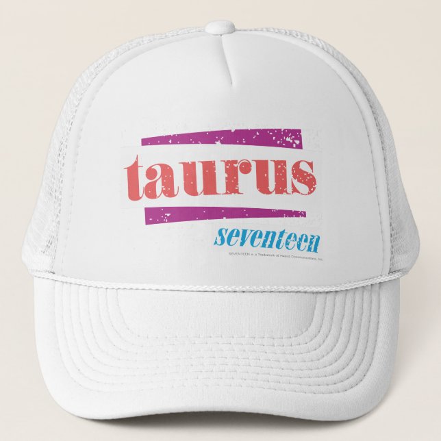 Taurus LtPink Truckerkappe (Vorderseite)