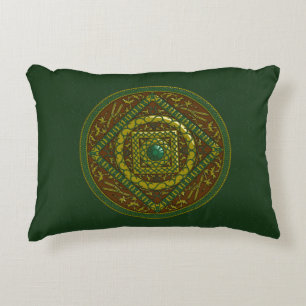 Taurus Mandala Accent Pillow Dekokissen