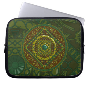 Taurus Mandala Laptop Hülle Laptopschutzhülle