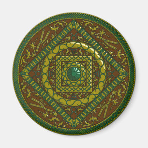 Taurus Mandala Magnet