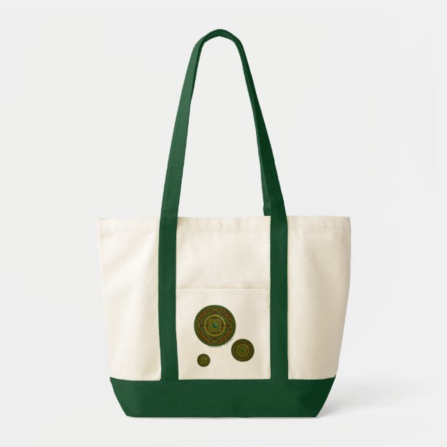 Taurus Mandala Tote Bag Tragetasche (Vorne)