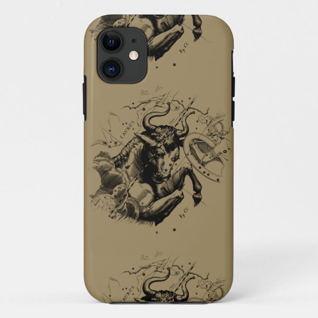 Taurus Map by Hevelius circa 1690 Case-Mate iPhone Hülle (Rückseite)