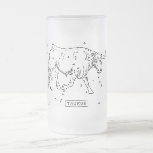 Taurus Mattglas Bierglas (Mittel)