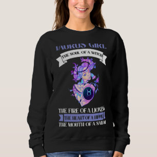 Taurus Merchandise Season Zodiac Sign Astrographis Sweatshirt