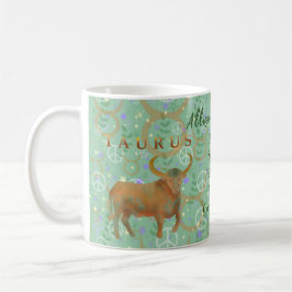 Taurus Moderne Zodiac Eigenschaften Personalisiert Kaffeetasse