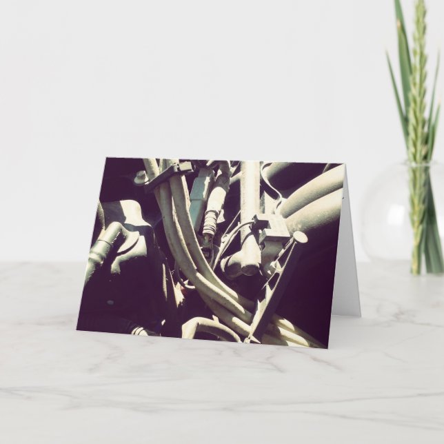 "Taurus Motor" Get Well Card Karte (Vorderseite)