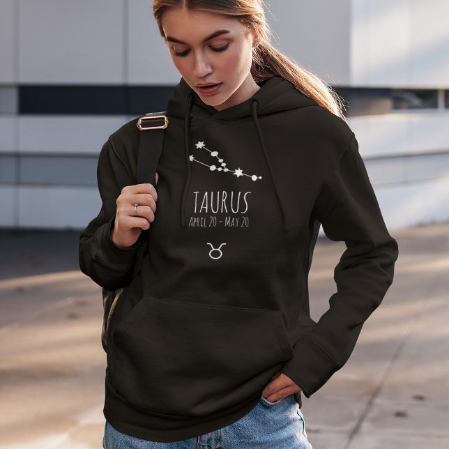 Taurus | Personalisiert Zodiac Constellation Hoodi Hoodie (Von Creator hochgeladen)