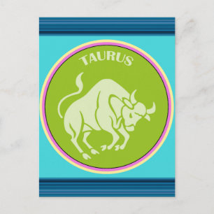 Taurus Postcard Postkarte