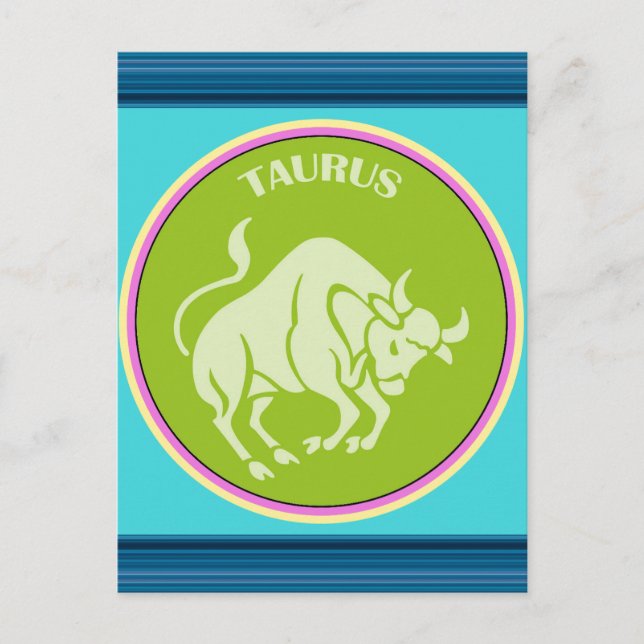 Taurus Postcard Postkarte (Vorderseite)