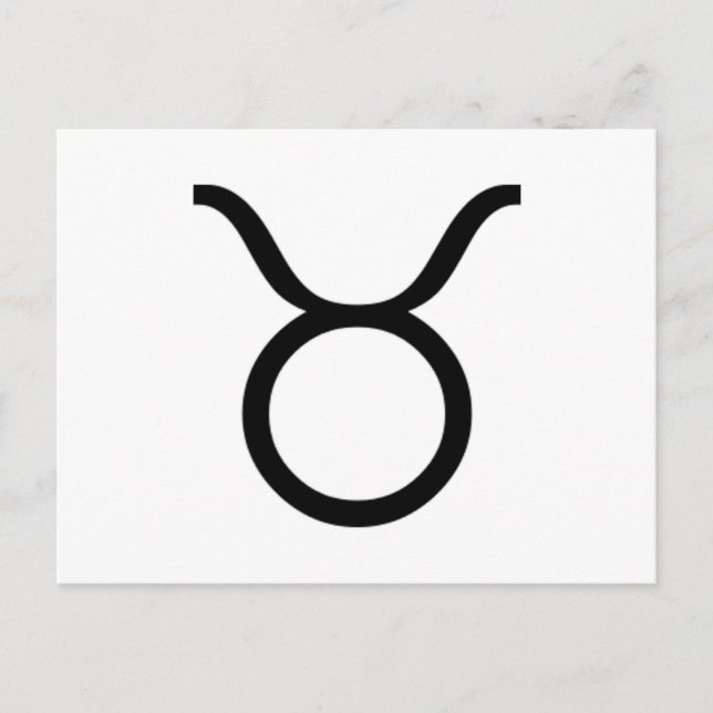 Taurus Postkarte (Vorderseite)