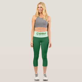 Taurus Reflection Capri Leggings
