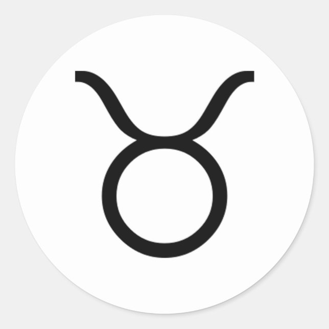 Taurus Runder Aufkleber (Vorderseite)