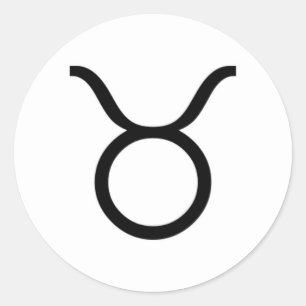 Taurus Runder Aufkleber