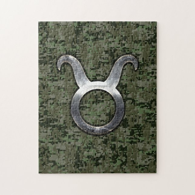 Taurus Signage auf Woodland Green Digital Camoufla (Vertikal)