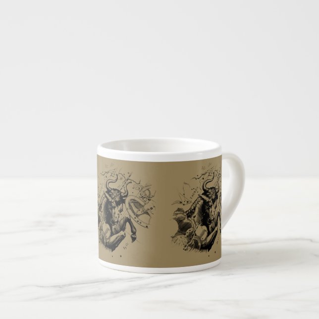 Taurus Signature Constellation Hevelius ca. 1690 Espressotasse (Vorderseite Rechts)