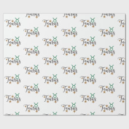 Taurus Star Schildkröten Whitepaper Geschenkpapier