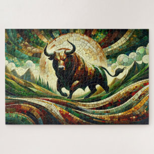 Taurus: Stärke in Mosaiken
