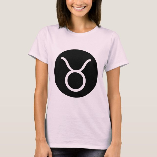 Taurus Symbol - Angepasstes Symbol T-Shirt (Vorderseite)