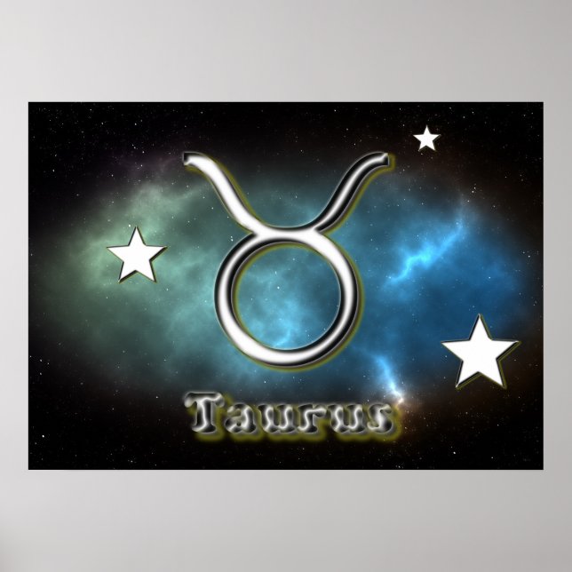 Taurus-Symbol Poster (Vorne)