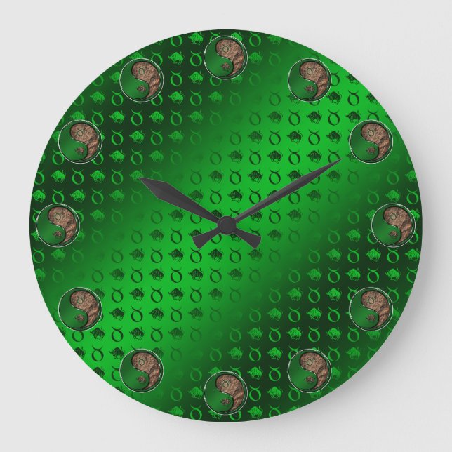 Taurus the Bull Große Wanduhr (Vorderseite)