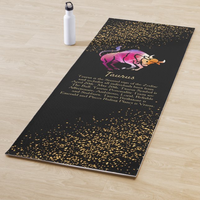Taurus the Bull - Zodiac Sign Yogamatte (Beispiel)