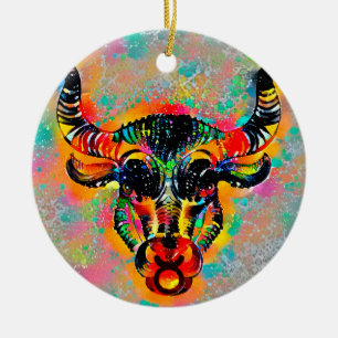 Taurus Tijuana Keramik Ornament
