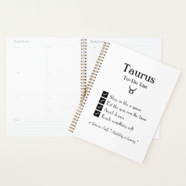 Taurus-To-Do-List Planer