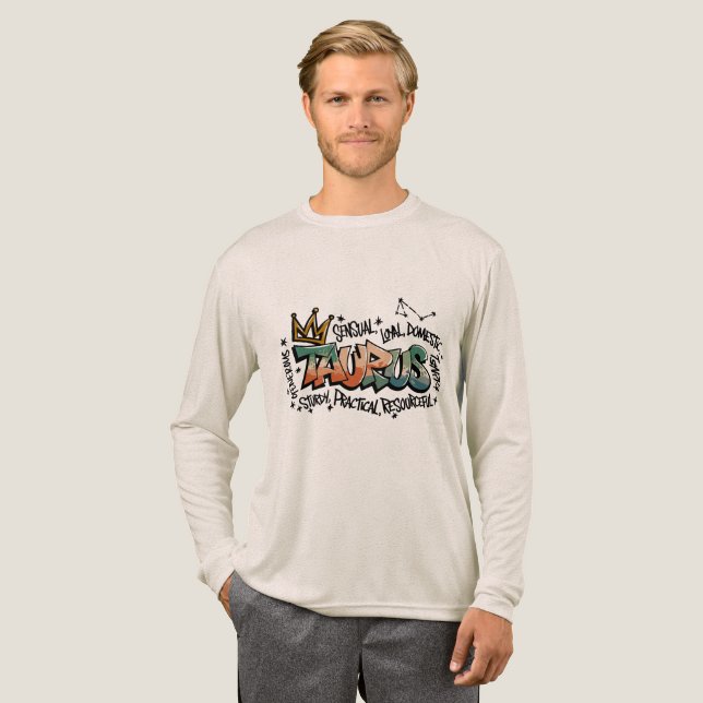 Taurus Tri-Blend Shirt (Volle Vorderseite)