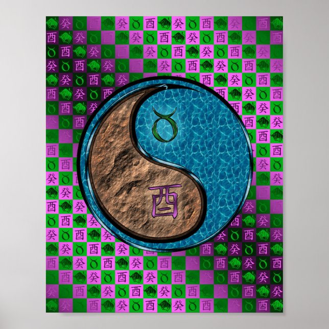 Taurus & Water Rooster Poster (Vorne)