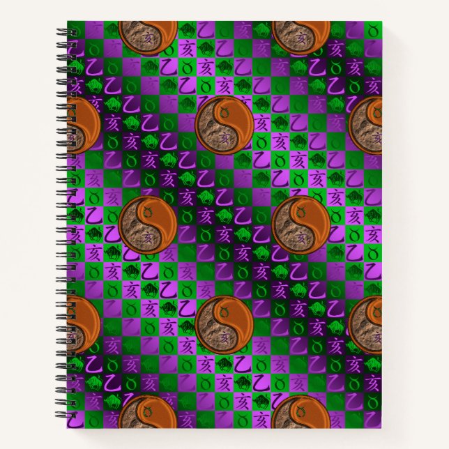 Taurus & Wood Boar Notizbuch (Vorderseite)