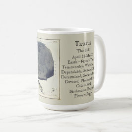 Taurus Zodiac Antique Astronomisches Diagramm Kaffeetasse