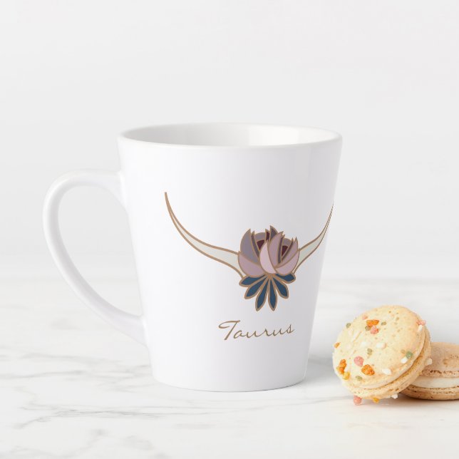 Taurus Zodiac Boho Café Mug (En situation)