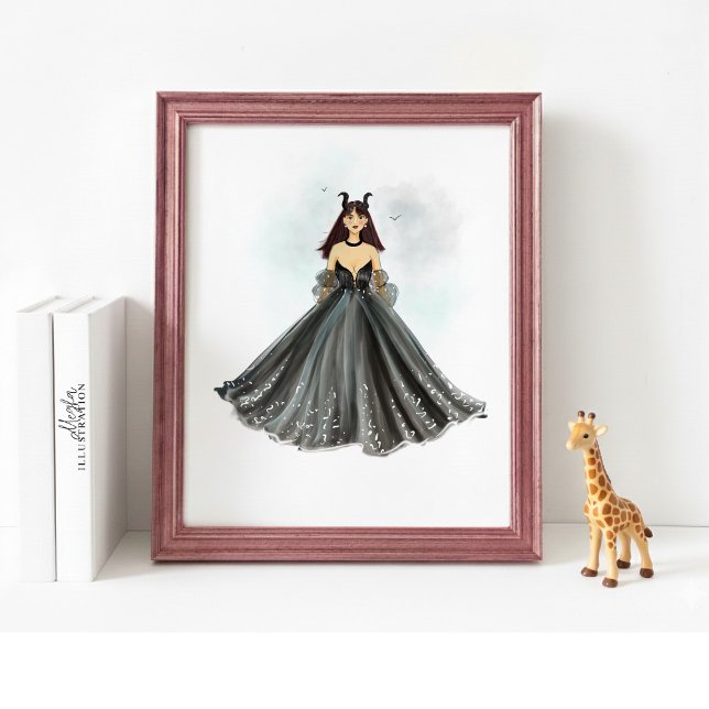 Taurus Zodiac Illustration – Hand Drawn Poster (Von Creator hochgeladen)