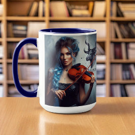 Taurus Zodiac Musician Violin Tasse