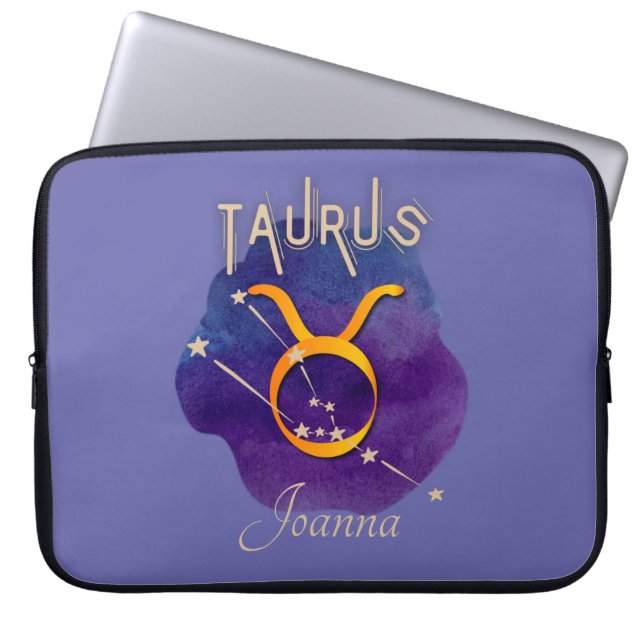 Taurus Zodiac Sign Constellation Laptopschutzhülle (Vorderseite)