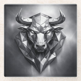 taurus zodiac sign glasuntersetzer